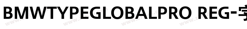 BMWTypeGlobalPro Reg字体转换 BMWTypeGlobalPro Reg字体转换